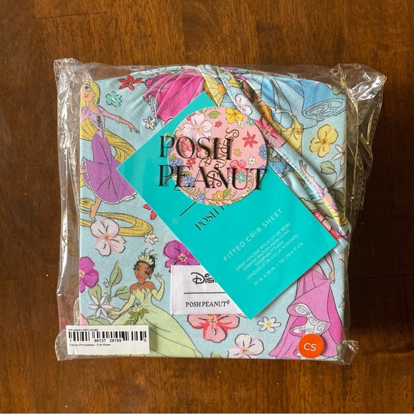 Posh Peanut Disney Princess Crib Sheet - Picture 4 of 4